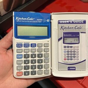 Kitchen calculator